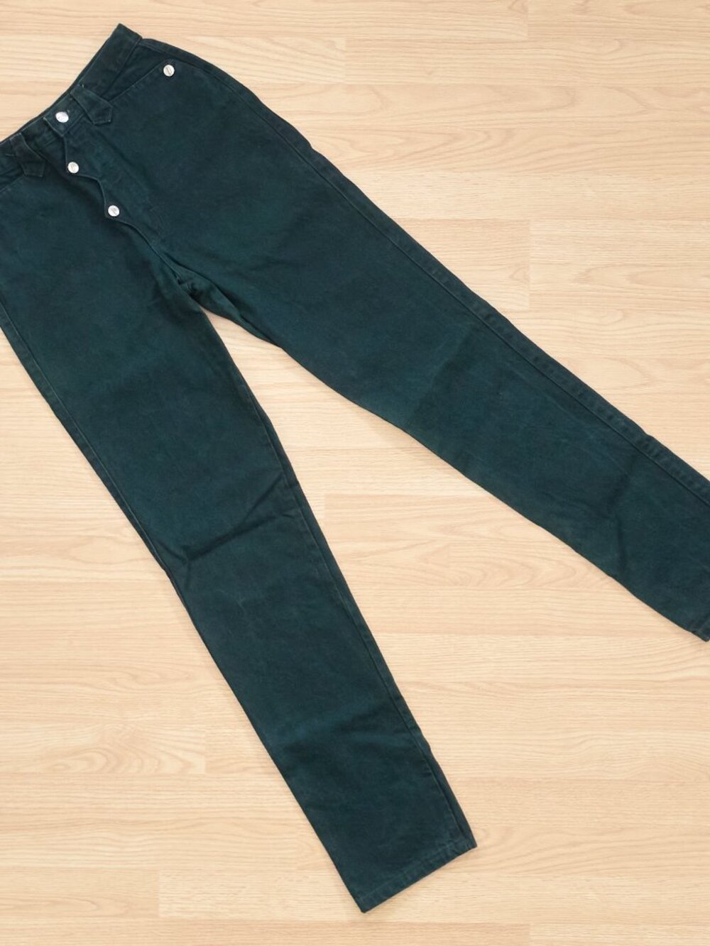 Vintage Roughrider by Circle T Western High Waist Green Jeans Women’s 9/10 36”